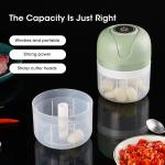 Mini Electric Vegetable Cutter Chopper Garlic Masher Crusher